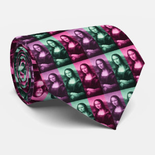Mona Lisa Grönt Rosa Lila Slips