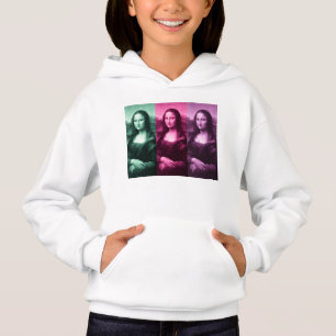 Mona Lisa Grönt Rosa Lila Sweatshirt T Shirt