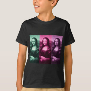 Mona Lisa Grönt Rosa Lila T-shirt