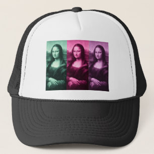 Mona Lisa Grönt Rosa Lila Truckerkeps