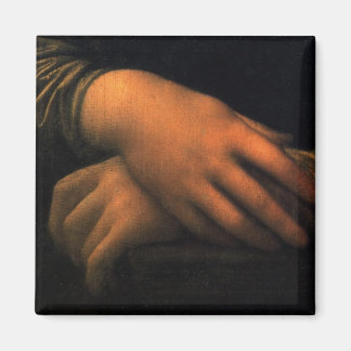 Mona Lisa - händer Magnet
