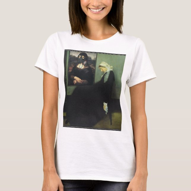 Mona Lisa Har Gassing T Shirt (Framsida)