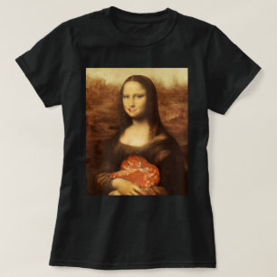 Mona Lisa Heart Alla hjärtans dag Kyss T Shirt