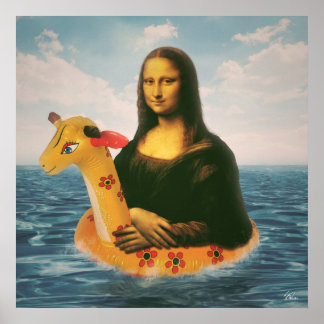 Mona Lisa Helgdag Poster