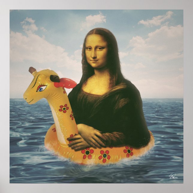 Mona Lisa Helgdag Poster (Framsidan)