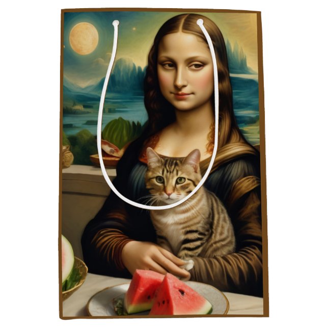 Mona Lisa & hennes katt  -  Sommarstämning \ (Framsidan)
