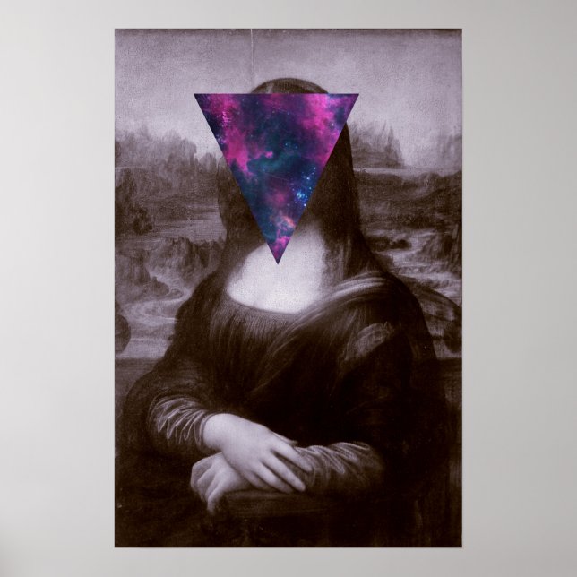 Mona lisa hipster. poster (Framsidan)