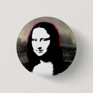 Mona Lisa huvud Knapp