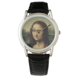 Mona Lisa i detalj av Leonardo da Vinci Armbandsur