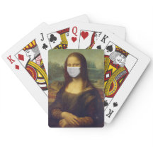Mona lisa i en kirurgisk mask leonardo da Vinci