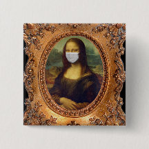 Mona lisa i en kirurgisk maskin Leonardo da Vinci