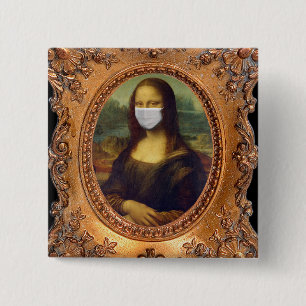 Mona lisa i en kirurgisk maskin Leonardo da Vinci Knapp