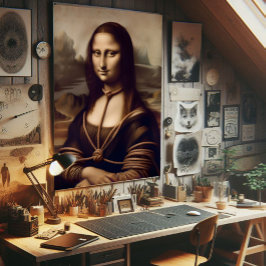 Mona Lisa i shibari Poster