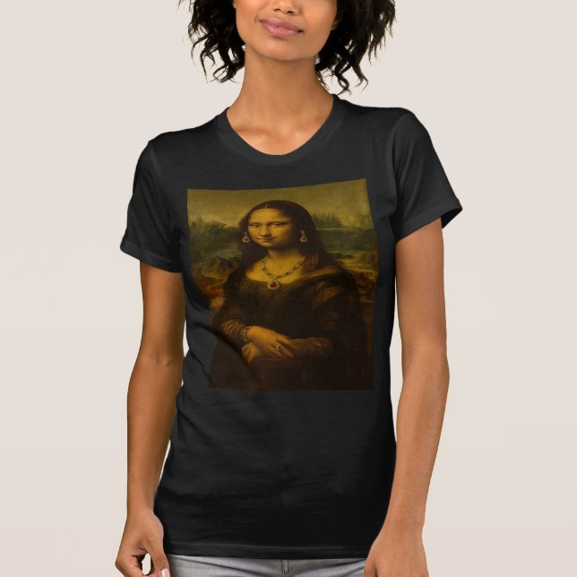 Mona Lisa in Rubies T Shirt (Framsida)