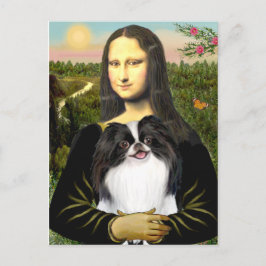 Mona Lisa - Japansk Chin 3 Vykort