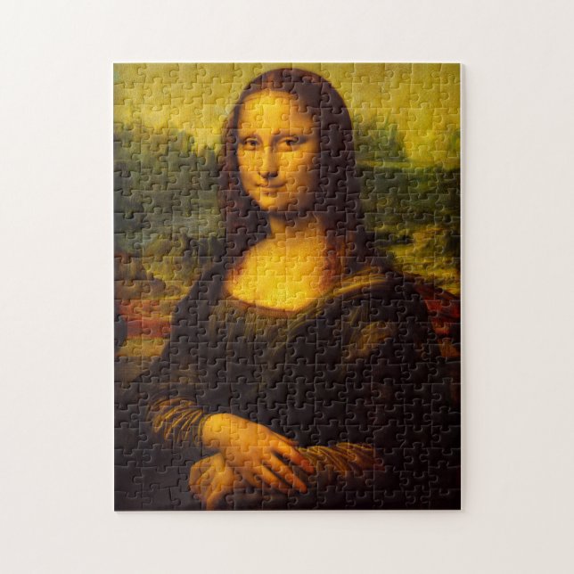 Mona Lisa Jigszle Puzzle Pussel (Vertikal)