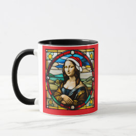 Mona Lisa jul - glass Mugg