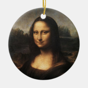 Mona Lisa Julgransprydnad Keramik