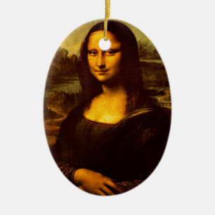 Mona Lisa Julgransprydnad Keramik