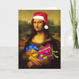 Mona Lisa Jultomten Helgkort