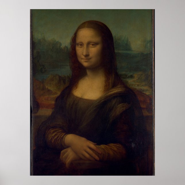 Mona Lisa Kanvastryck Poster (Framsidan)
