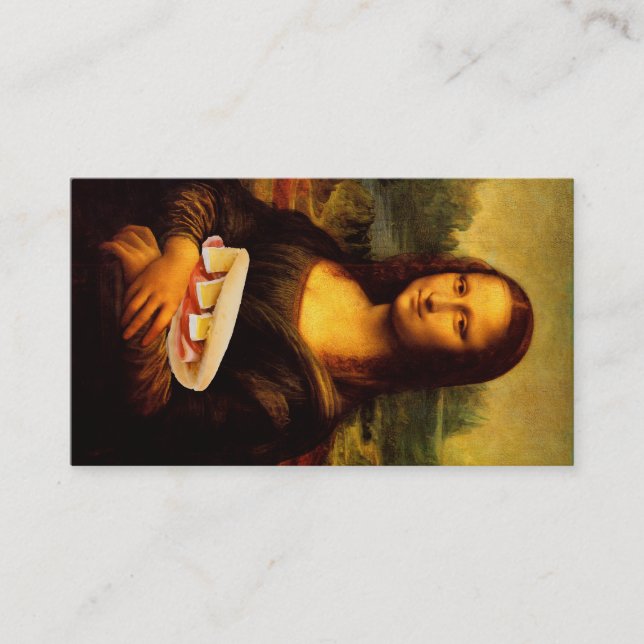 Mona Lisa Kärlek Panini Visitkort (Framsida)