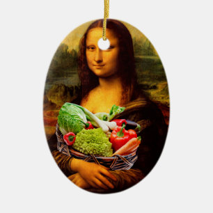 Mona Lisa Kärlek Vegetables Julgransprydnad Keramik