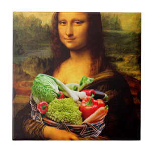 Mona Lisa Kärlek Vegetables Kakelplatta