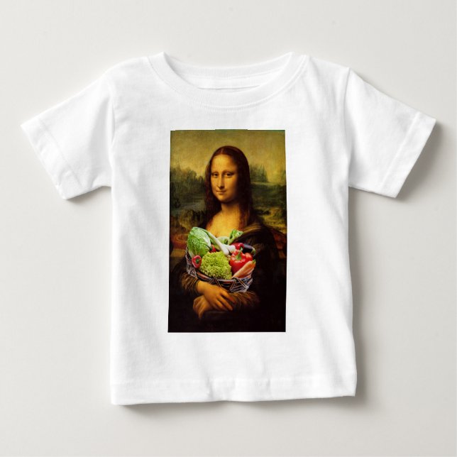 Mona Lisa Kärlek Vegetables T-shirt (Framsida)