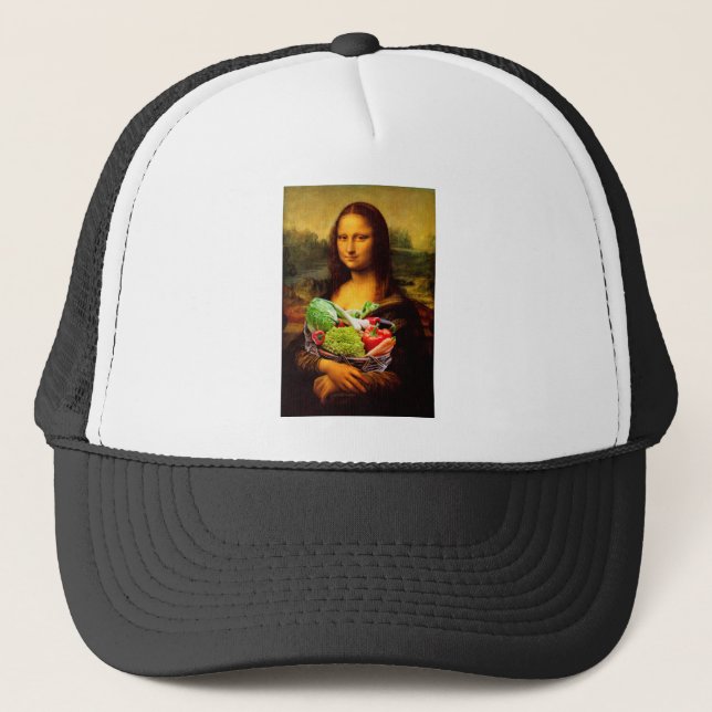 Mona Lisa Kärlek Vegetables Truckerkeps (Framsida)