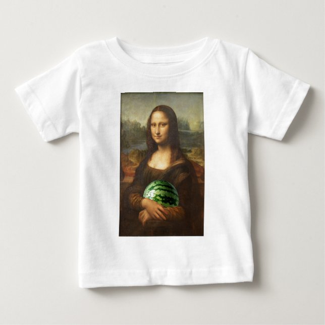 Mona Lisa Kärlek Watermelons T-shirt (Framsida)
