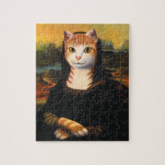 Mona Lisa katt Pussel