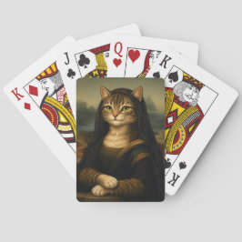 Mona Lisa Kattparodi Renässanskonst Casinokort