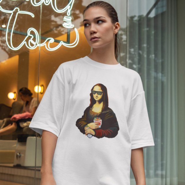 Mona Lisa Kebab Food Painting T Shirt (Skapare uppladdad)