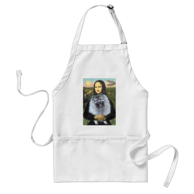 Mona Lisa - Keeshond (H) Förkläde (Framsidan)