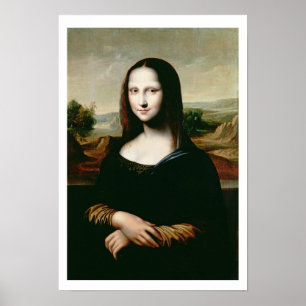 Mona Lisa, kopia av målningen av Leonardo da Vin Poster