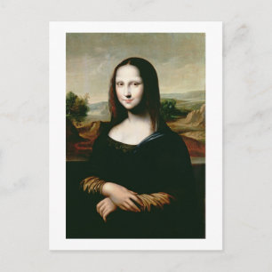 Mona Lisa, kopia av målningen av Leonardo da Vin Vykort