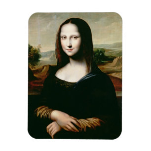 Mona Lisa, kopierar av målningen vid Leonardo da Magnet