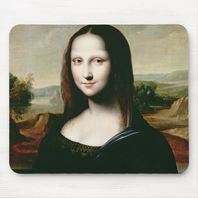 Mona Lisa, kopierar av målningen vid Leonardo da Musmatta (Framsidan)