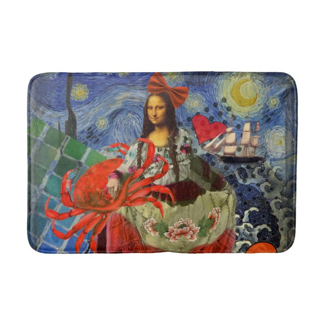 Mona Lisa Kul Zodiak Nyckfull  Badrumsmatta (Framsidan)
