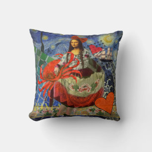 Mona Lisa Kul Zodiak Nyckfull Kudde