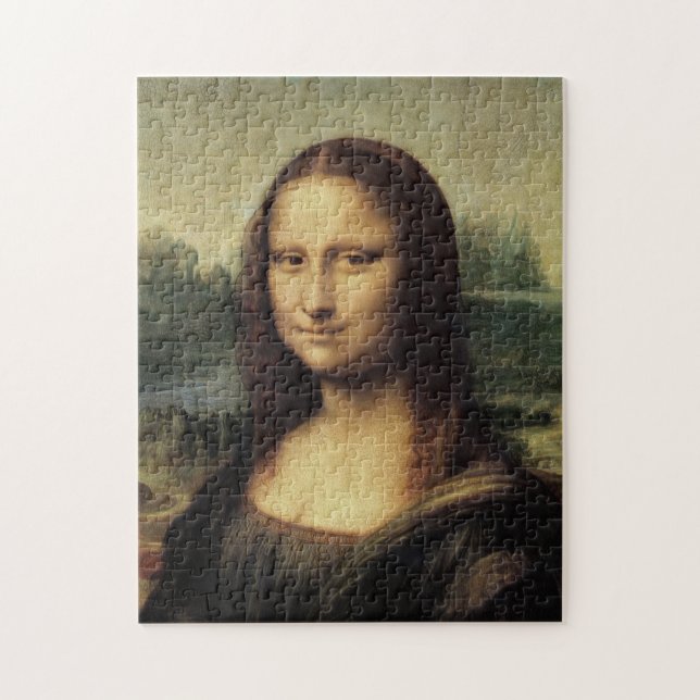 Mona Lisa La Gioconda av Leonardo da Vinci Pussel (Vertikal)