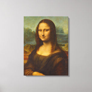 Mona Lisa, La Joconde,1503 av Leonardo da Vinci Canvastryck