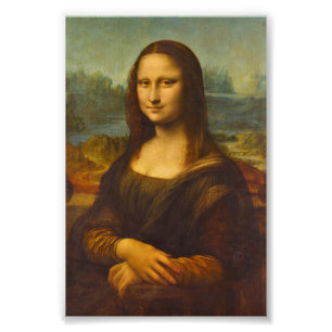 Mona Lisa, La Joconde av Leonardo da Vinci Fototryck