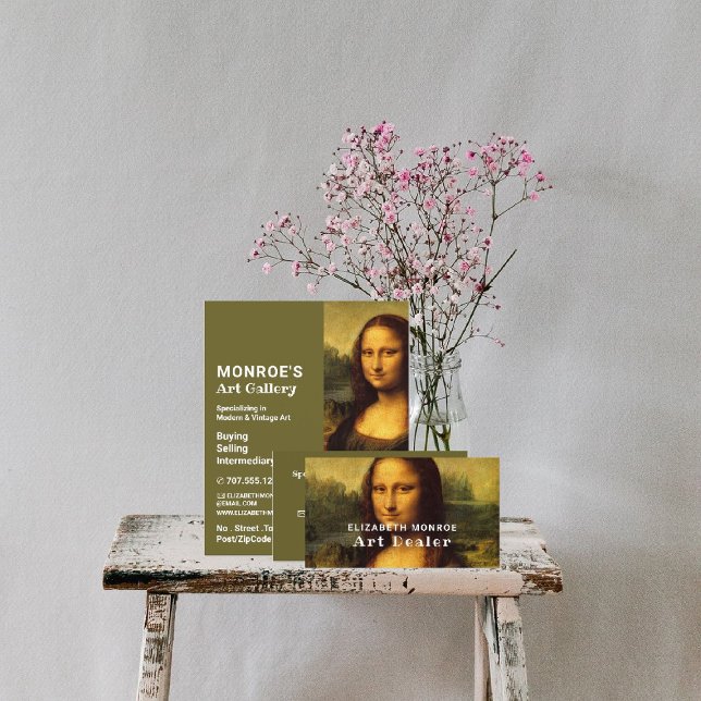 Mona Lisa, Leonardo Da Vinci, Art Dealer, Gallery Flygblad (Skapare uppladdad)