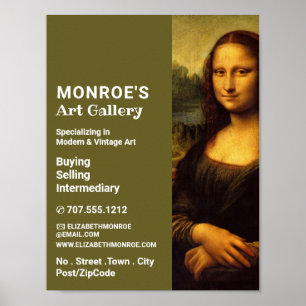 Mona Lisa, Leonardo Da Vinci, Art Dealer, Gallery Poster