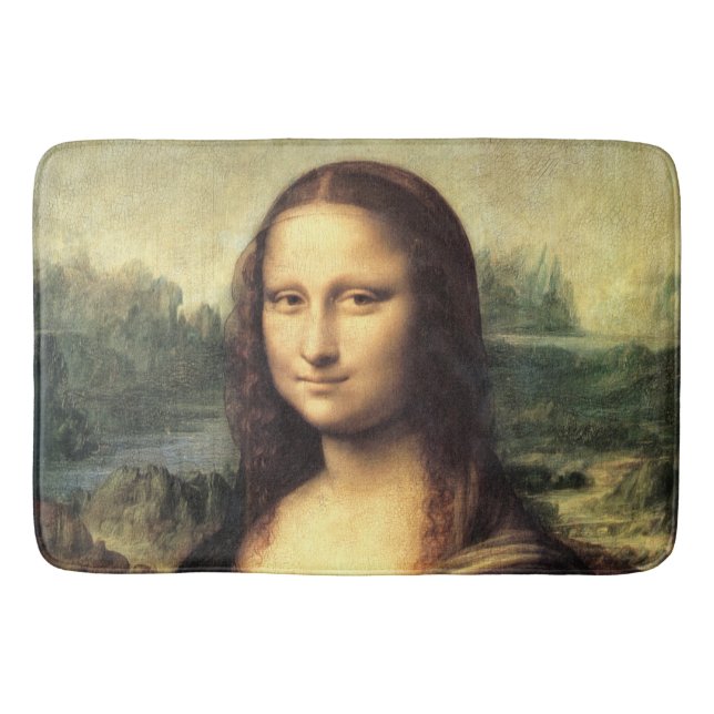 Mona Lisa Leonardo da Vinci Badrumsmatta (Framsidan)