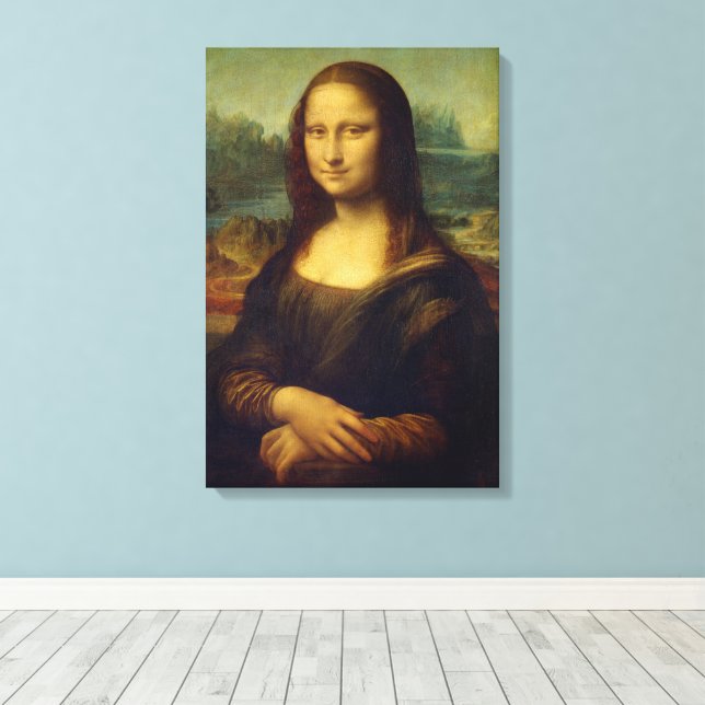 Mona Lisa | Leonardo da Vinci Canvastryck (Insitu (trägolv))