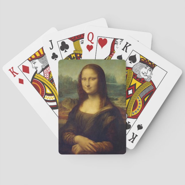Mona Lisa | Leonardo da Vinci Casinokort (Baksidan)