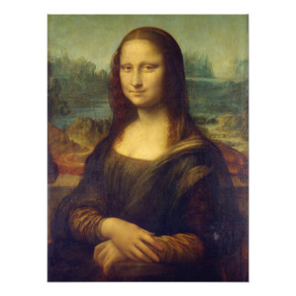 Mona Lisa , Leonardo da Vinci Fototryck